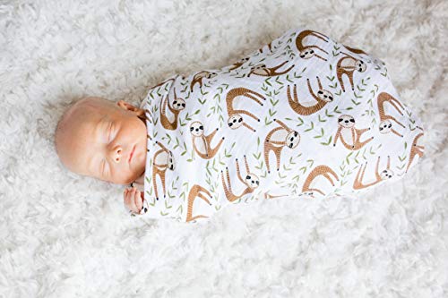 Детско Пеленальное одеяло lulujo|Унисекс, Мягчайшее Муслиновое Пеленальное Одеало от Памук| Неутрален Като одеало за
