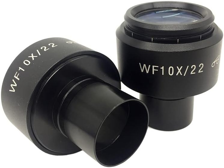 Аксесоари за микроскоп 23,2 мм WF10X/22 Корекция на Оптични фокусиращ биологичен микроскоп Лабораторни Консумативи (Цвят: