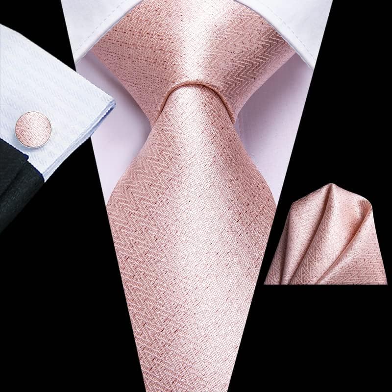 Hi-Tie 63 '70' Вратовръзки за Мъжете, Дълги Копринени Мъжки Вратовръзки, Набор и Джобни Квадратни копчета за Ръкавели, Вратовръзка с Пейсли,