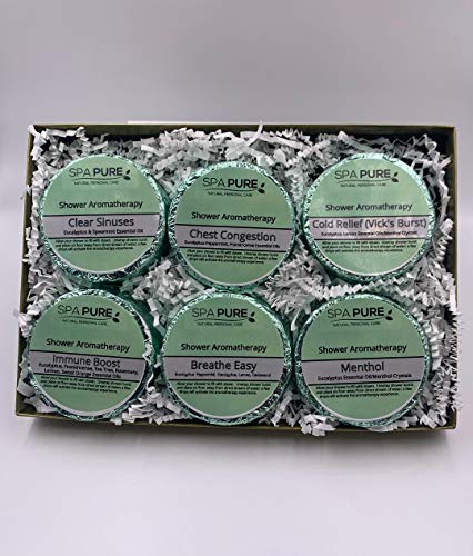 Ароматерапевтические хапчета за душата Spa Pure: Подаръчен комплект, 6 таблетки в индивидуална опаковка от 4 грама, шипучки