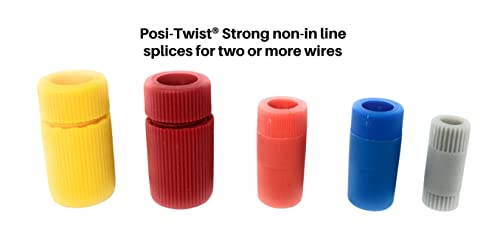 Съединители Posi-Twist® 20-26 ga сив цвят. Опаковка от 20 броя. Трайни съединения, които не са включени в линия, за две или