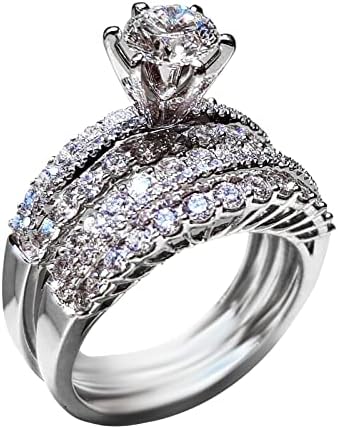 За пръстена Халка за Носене на пръстен Ново Луксозно пръстен Може Да е Пръстен с роза на рождения си ден-Творческа диамантен пръстен