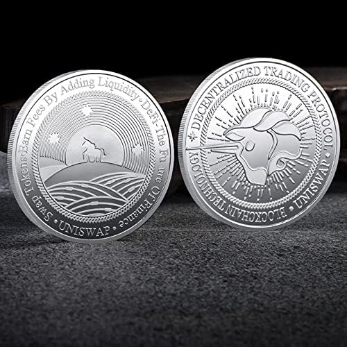 Колекция с Защитен Калъф Декоративни Монети за Късмет Монети Цифрови Виртуални Монети Колекционерски Монети Занаяти