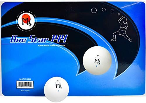 Топки за тенис на маса Martin Kilpatrick за тренировки – Кутия от 144 топки за тенис на маса MK за тренировки – 40 мм Топки за пинг–понг
