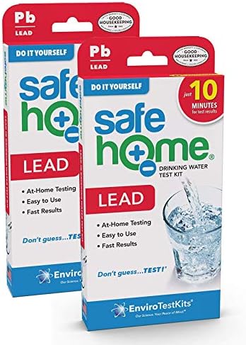 Комплект за тестване на олово в питейната вода Home Safe® DIY – тестване на олово в градски или вода и вода в домашни условия – Определяне