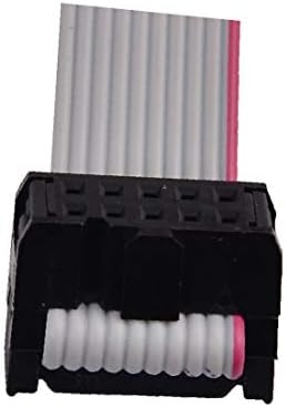 X-DREE стъпка 2,54 mm 10-Пинов свързващ проводник F/F IDC конектор за плосък лента 66 см (Конектор за кабелна равнина, cinta-план