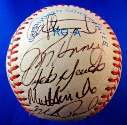 Бейзбол екип Oakland Athetics Подписа 26 Подписи Шампион 1989 година С Пълен Писмо JSA - Бейзболни топки с Автографи