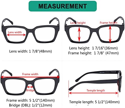 Eyekepper Спестете 10% на 5 опаковки женски очила за четене в ретро стил голям размер, и 4 опаковки женски ридеров голям размер с