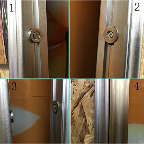 Комплект от 4 Магнитни Шкафове и Входовете на ключалки-Защелкивателей на Консумативи за кабинет