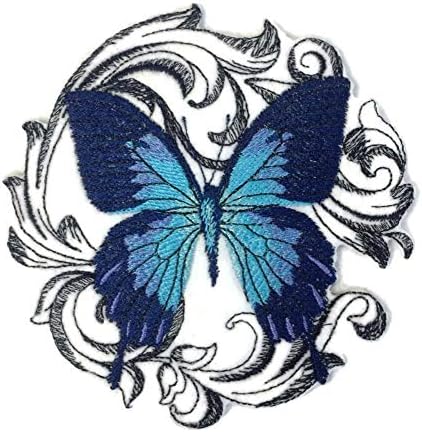 BeyondVision са Изработени по поръчка и уникални, Невероятни цветни пеперуди [Лястовича опашка Улисса в стил барок], Бродирани