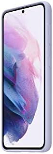 Калъф Samsung Galaxy S21, Силиконова делото - Лилаво (версия за САЩ)