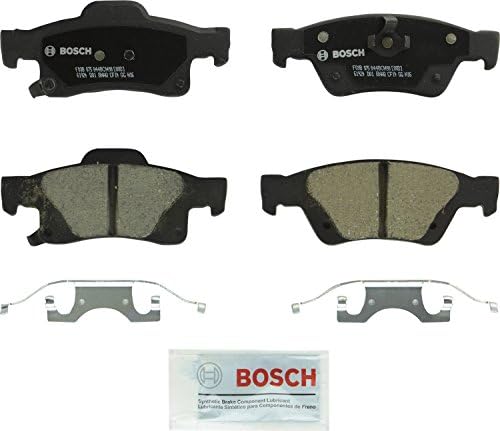 Комплект керамични дискови спирачни накладки BOSCH BC1498 QuietCast Премиум клас- Съвместим с някои Dodge Durango; Jeep