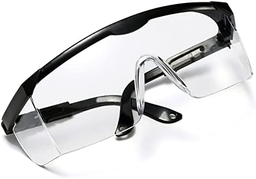 Защитни Очила HANCHS, Регулируеми Защитни Очила с широк Преглед И Футляром за Слънчеви очила, Леки Защитни Очила Със защита Срещу