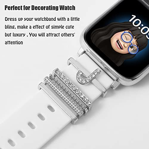 5 бр. Висулки за Apple Watch band 45 мм 44 мм 42 мм 41 мм 40 мм, 38 мм, фини пръстени-панти, Съвместими с Apple Watch Силиконови
