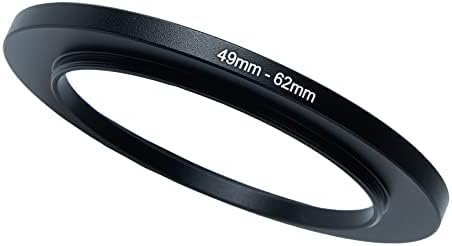 преходен филтър с увеличаване на пръстен от 49 мм до 62 мм за всички марки UV ND CPL с Метален пръстен с Повышающими Пръстени, Преходен