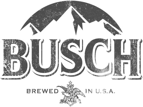 Бирария риза Busch с Винтажным логото, Мъжки и дамски тениски с къс ръкав, тениска Унисекс