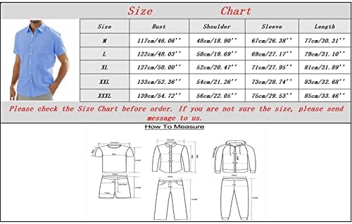 Xiloccer Мъжки Модни Тениски, Работни Ризи с Копчета, Сватбени Ризи за Мъже, Маркови Ризи, Мъжки Ризи с Къс Ръкав и Блузи
