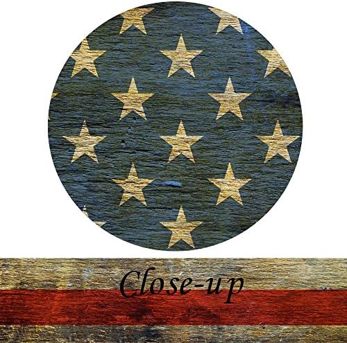 Творчески Изкуство - 3 Панела Ретро Флаг Америка Платно на Стенно Изкуство, Почетен Знак на Нацията Картина в Рамка и Разширен Флаг