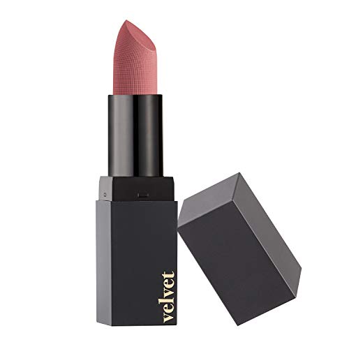 Бари M Cosmetics - Кадифе боя за устни - Кремаво - Мат за устни - Мръсно Розово - Произведено в англия.