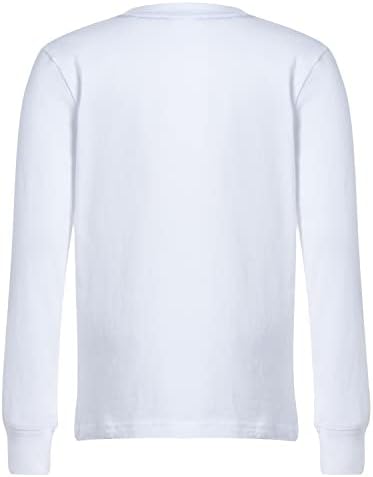 Памучен Камуфляжная тениска с логото на Bos за момчета адидас с дълъг ръкав