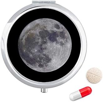 Голяма Луна Е Тъмно Нощно Небе Калъф За Хапчета В Джоба Кутия За Съхранение На Лекарства Контейнер Опаковка