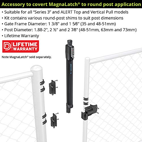 Комплект переходников за кръгла багажник D&D Technologies ML3RPK MagnaLatch за ключалки защитни врати с горно и вертикални популяризирането