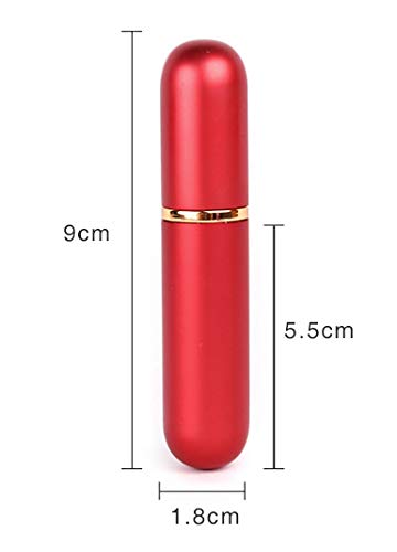 Bekith Комплект от 8 Цвята, Празен Личен Инхалатор за Етерично Масло, многократна употреба на Алуминий и Стъклен Комплект Назални