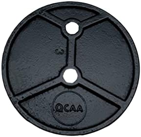 Комплект розетки за кабинет QCAA Extra Heavy Duty Premium от плътен месинг, 1-1 / 2 инча, с винтове от неръждаема стомана, с черно покритие,