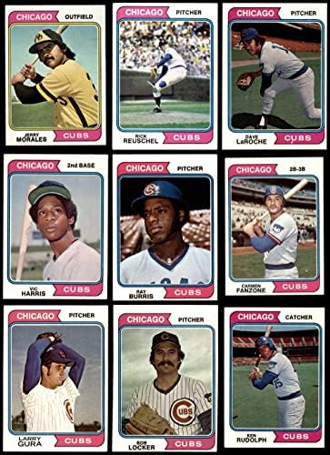 1974 Топпс Чикаго Къбс Близо до командния сет Чикаго Къбс (Сет) EX/MT Cubs