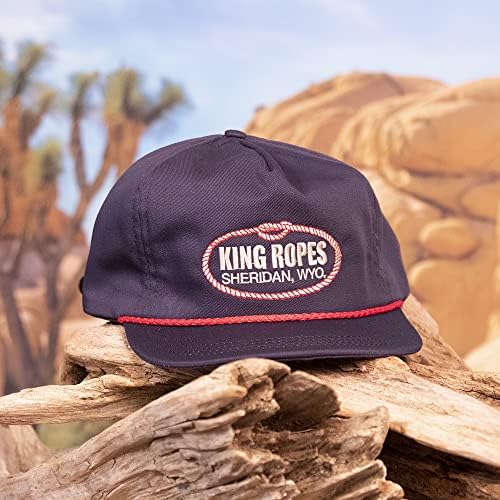 Регулируема шапка на шофьор на камион King Ropes от 5 панели, изработени от памук и полиестер