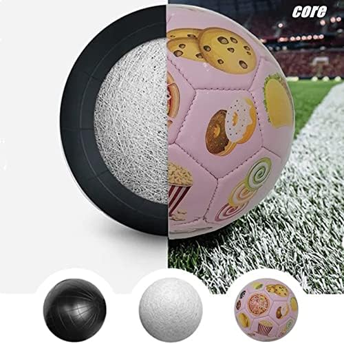 Детски Футболен топката ATXimpo, Размер 3 и Размер 2, с Игольчатым Мрежесто чанта за момичета и Момчета, 4-6, 6-8