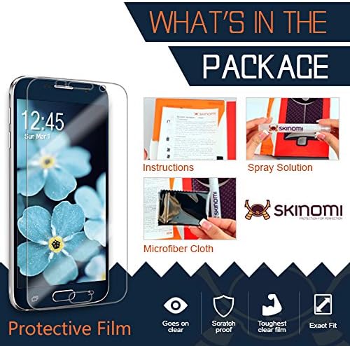 Защитно фолио Skinomi, Съвместима с LG Stylo 3 Plus, Clear TechSkin TPU Anti-Bubble HD FILM