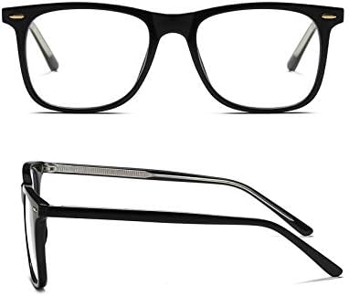 Очила FunSpt Cat Eye Blue Light Blocking Glasses Стилните Компютърни Очила за защита на очите от Пренапрежение Без рецепта за Жени и