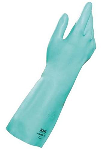 Тежка ръкавица ТЕОДОРА StanSolv A-14 без нитриловой подплата, химически устойчиви, с дебелина 0,022 инча, дължина 14 см, Размер