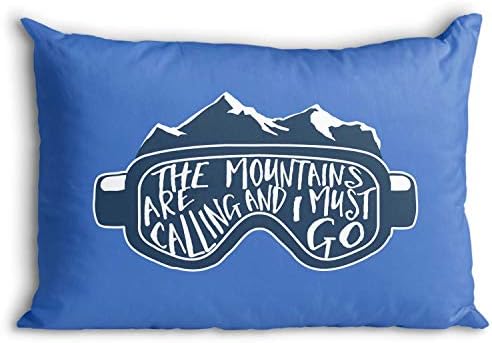 Планината име Калъфка за очила | Калъфка за Каране на ски и Сноуборд За Домашен интериор | Синьо
