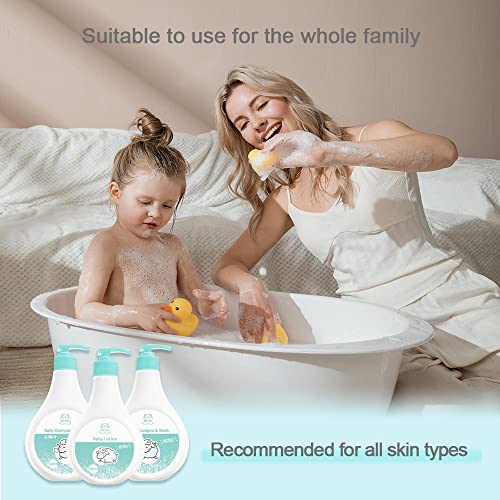 детски шампоан и средство за измиване на тялото forlisa - нежно органични бебешки сапун и шампоан за измиване от главата до