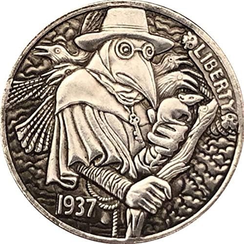Колекция възпоменателни монети 1937 Bird AB 3D Метална Възпоменателна Монета Реплика Декорация на Дома, Подарък За Нова Година