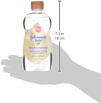Бебешко олио Johnson ' s, масло от шеа и какао, 14 унции (опаковка от 2 броя)