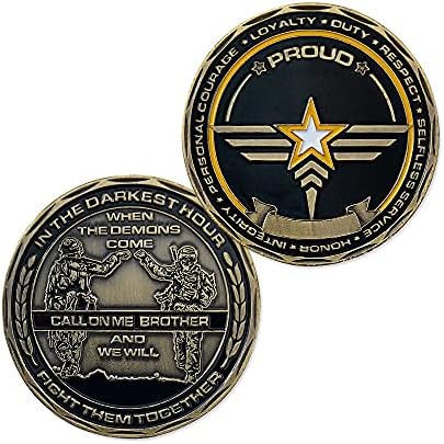 Военен Предизвикателство Армия На Съединените Щати Монета Опитни Запомнящ Се Подарък