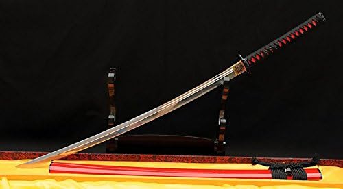 Люесворд Японски Самурайски Меч-Катана Ръчно Изработени Пълен Тан 9260 Нож От Пружинна Стомана Меч Катана Истински