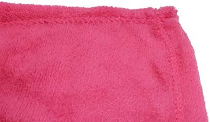 Флисовое Одеяло FOHOG Collection Ярко-Розово, Червено на Цвят, Малки Плюшени Завивки за Дивана, Мек Фланелен Леки Пътни от