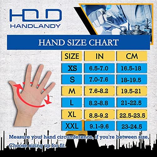 Работни ръкавици HANDLANDY Grip за жени и мъже, Предпазни Работни Ръкавици за Помощно стопанство, Гъвкави ръкавици за механиката