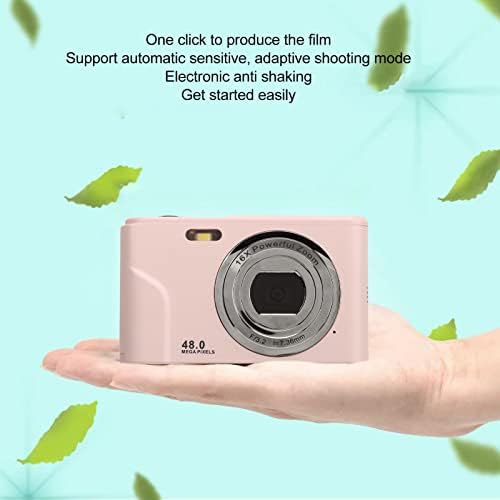 Цифров фотоапарат, Лесен 48-Мегапикселова Имат Камера с автоматично Фокусиране, 2.4-инчов IPS-дисплей Предпазва от разклащане, когато
