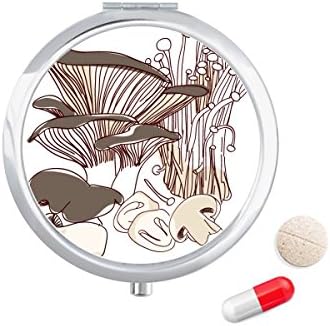 Вкусна Домашна Посуда Swamm Илюстрация Калъф За Хапчета В Джоба Кутия За Съхранение На Лекарства Контейнер Опаковка