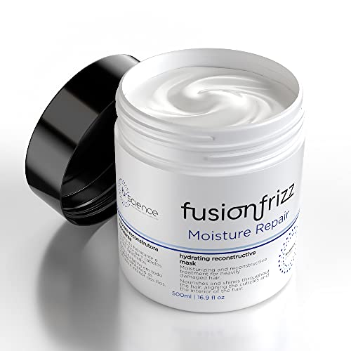 BR Science | Лечебното маска за коса Fusion Пръскам Moisture | Овлажнители и Възстановително средство За изтощена коса | 500 мл / 16,9