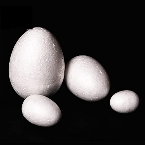 ABOOFAN 100 бр САМ Cm Производство на Смесени Аксесоари Яйца Занаяти Рисувана за Украса на парти Полистирен Украса Бели Перли