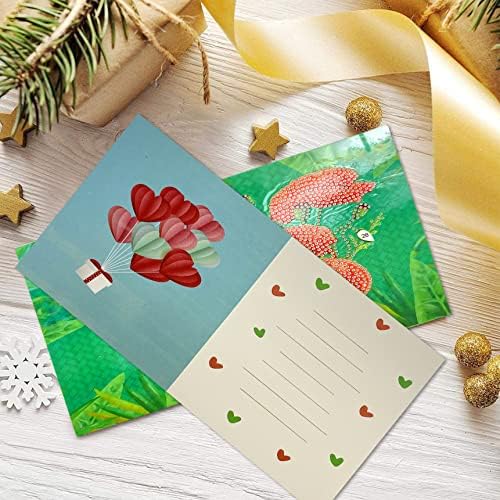 Darmeng 6 Опаковки 5D Диамант Художествени Комплекти Поздравителни Картички, Направи си сам Специални Поздравителни Картички