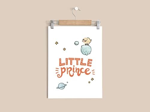 стенен фигура bumbleboo Nistio® за детска стая Малкият принц, Декор за игри стая Малкият принц, Постери на Малкият принц, Комплект