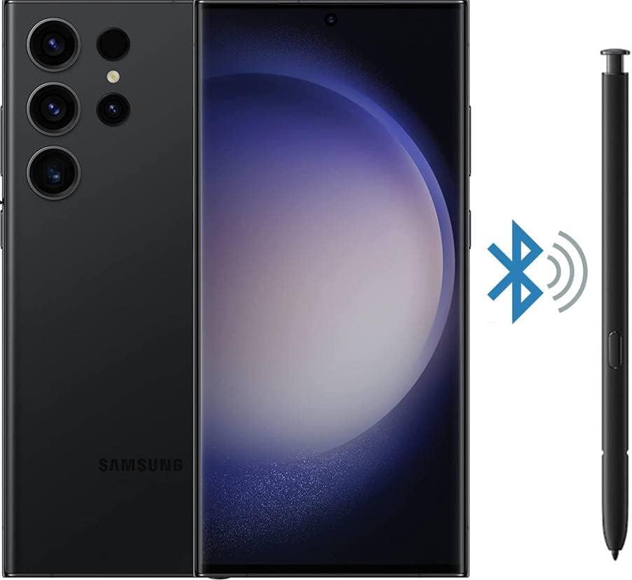 Galaxy S23 Ultra S Pen (със син зъб) Замяна за Samsung Galaxy S23 Ultra 5G Всички Версии на Писеца с 5-кратными топчета (черен)