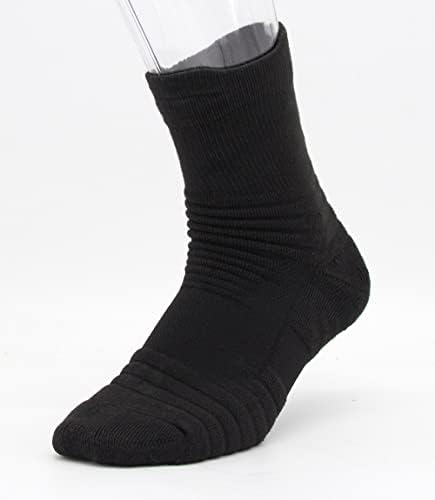 Баскетболни Чорапи DILIBA Elite с Възглавничките на Атлетик Crew Socks за мъже и жени, Младежки Чорапи за момчета